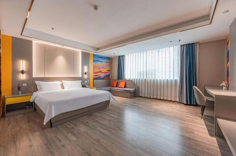 Bedroom 2, GreenTree Inn Meizhou Meijiang District Wanda Plaza Hotel, Meizhou