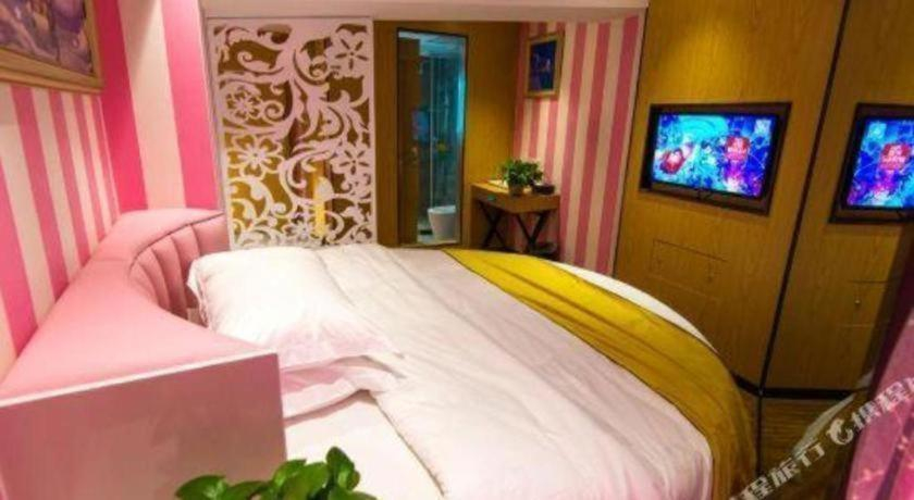Bedroom 2, Echarm Hotel Hefei West Qilitang Metro Station, Hefei