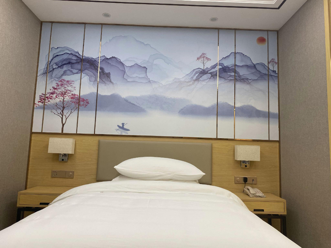 Bedroom 2, Vienna Hotel Guangxi Yizhou Sankeshu, Hechi