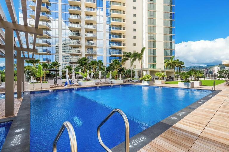 Exterior 5, Partial Ocean-city Vacation Condo at Sky Ala Moana With Amazing Amenities, Honolulu