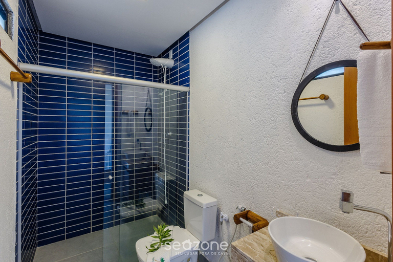 Bathroom 2, House w/ 3 Suites, Pool and BBQ Hva0001, Passo de Camaragibe