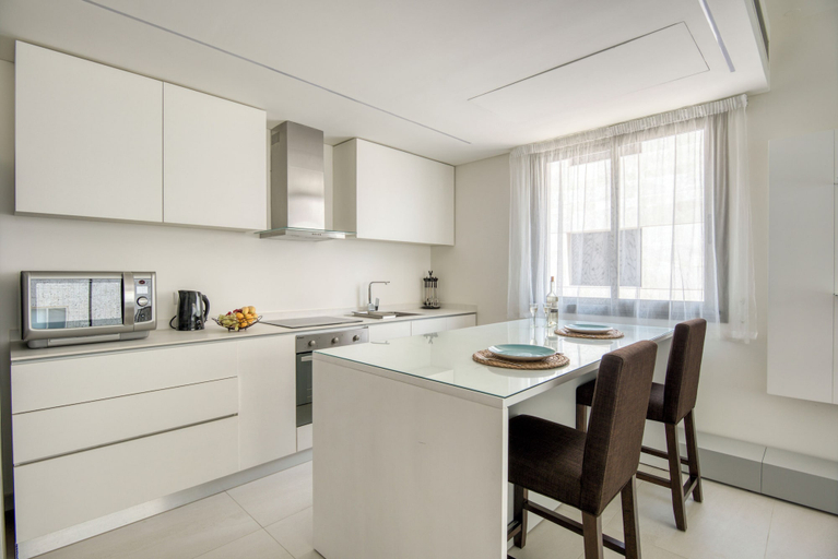Private kitchen 3, Canvas -Sea View 2-BR Apt. at AquaGate, Kasrouane