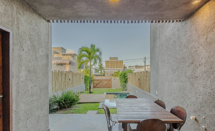 Outdoor dining 4, House w 3 Suites n Pool 100m From the sea Hva0009, Passo de Camaragibe