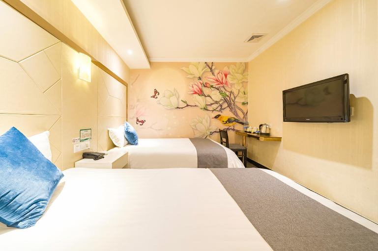 Bedroom 2, Jitai Zhenxuan Hotel (Shanghai Train Station North Square), Shanghai