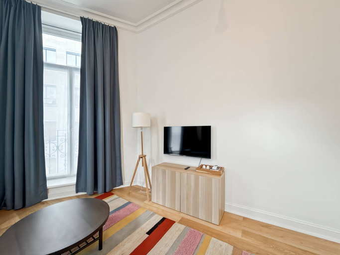 Living room 5, Charming 1-bedroom Apartment in Vibrant Ixelles, Brussels, Bruxelles