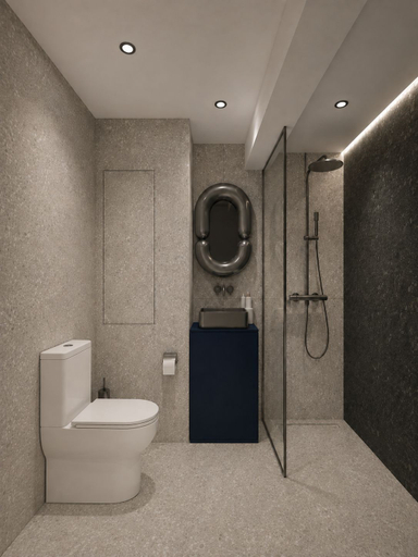 Bathroom 3, Ross Street Hotel, St Julian's