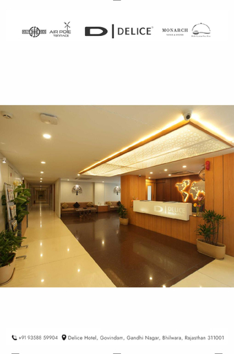 Public Area, Hotel Delice, Bhilwara