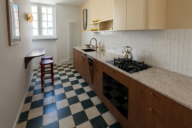 Private kitchen 3, Ogarna - Historic Gdańsk Living, Gdańsk City