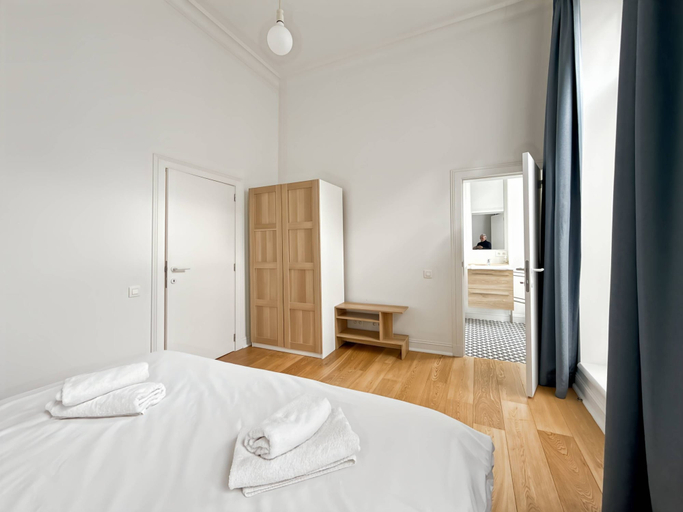 Room 3, Charming 1-bedroom Apartment in Vibrant Ixelles, Brussels, Bruxelles