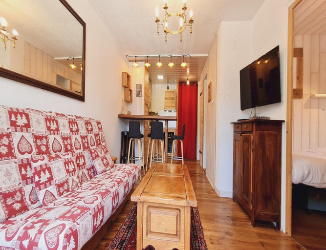 Living room 5, 2-bedroom Apartment in Les Deux Alpes, Isère