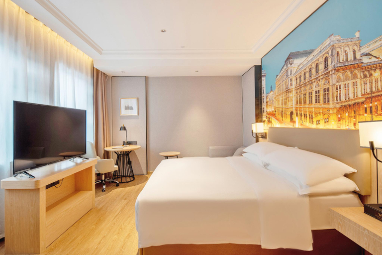 Bedroom 2, Vienna Hotel Zhejiang Cixi Aegean Sea, Ningbo