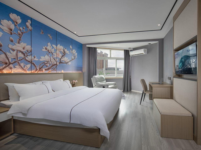 Bedroom 3, Magnotel Hotel (Liye Baisanbon Shanghecheng Store), Changzhou
