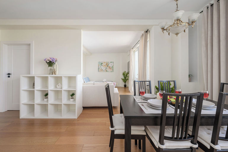 Private kitchen 2, Lumina 2room Apart with Balcony 6 guests, Warsaw