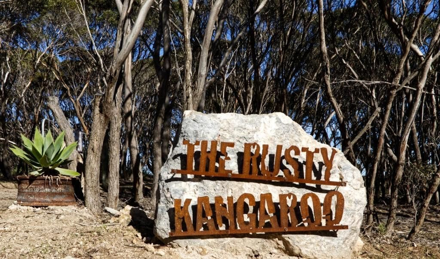 Front of property, The Rusty Kangaroo, Kangaroo Island