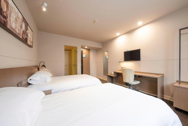 Bedroom 2, Jinjiang Inn Select Zhenjiang Wanda Plaza Xijindu, Zhenjiang