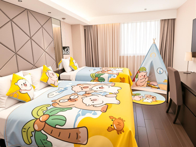 Bedroom 3, Orange Hotel Shanghai Xizang North Road Metro Station, Shanghai