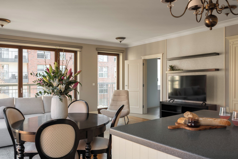 Living area 4, Szafarnia in Old Town with parking, Gdańsk City