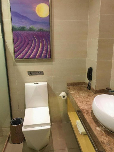 Bathroom 3, Lavande Hotel Jingjiang Automobile Terminal, Taizhou