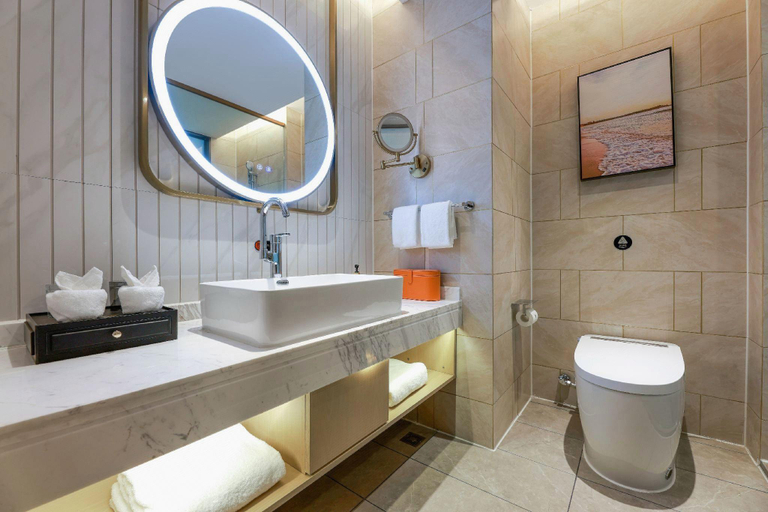 Bathroom, Vienna International Hotel Linqu Wanda Plaza, Weifang