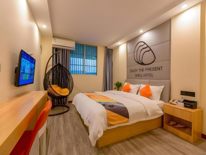 Bedroom 2, Shell Hotel Suzhou Zhangjiagang Jingang Town Central Plaza, Suzhou