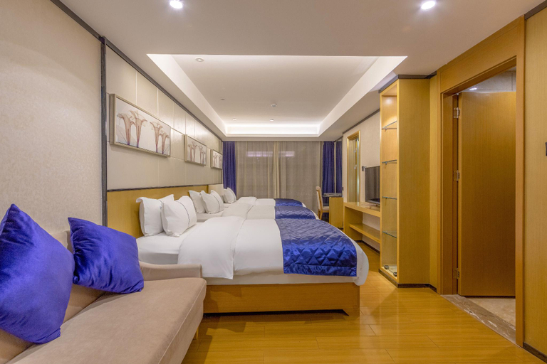 Bedroom, Mingchun International Hotel, Kunming