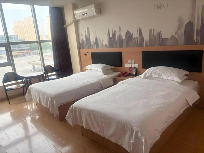 Bedroom 4, Thank Hotel Jiangxi Jiujiang Lianxi District Railway Station Square, Jiujiang