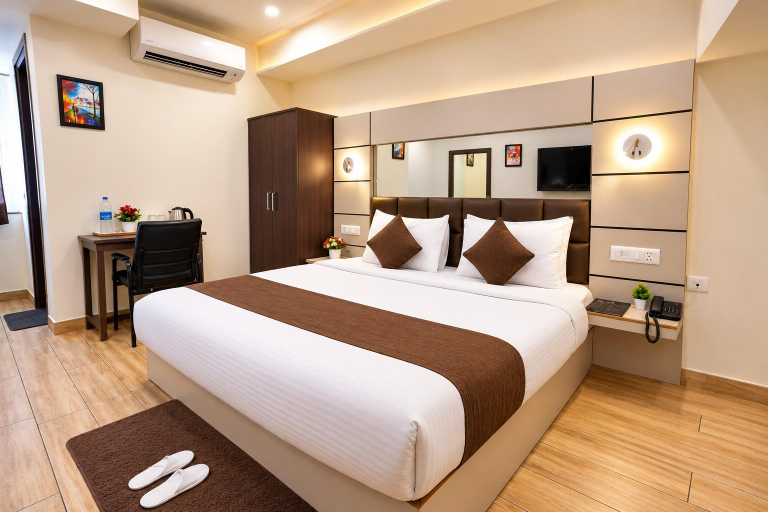 Bedroom, Hotel Imperial Villa Sec - 18 By ASPL , Gautam Buddha Nagar
