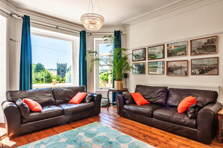 Living room 2, House With Private Vineyard, Cornwall