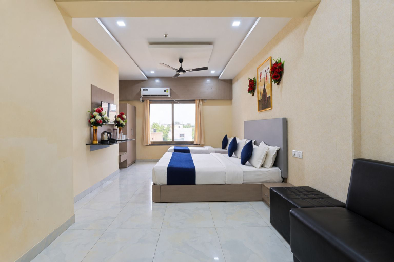 Bedroom 3, Hotel Lord Krishna Dham, Devbhumi Dwarka