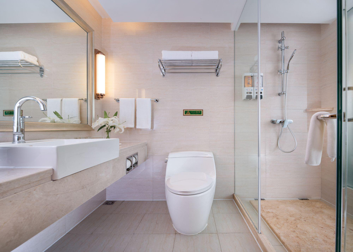 Bathroom, Vienna International Hotel Shanghai Jinshajiang Road Changfeng Park, Shanghai