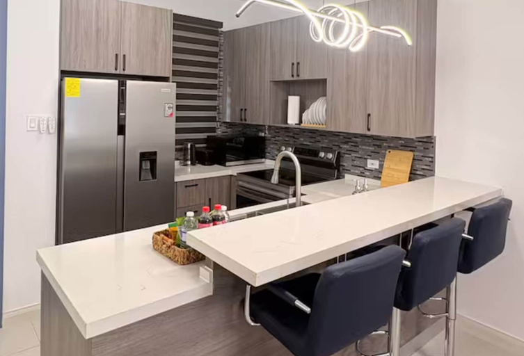 Private kitchen 2, 1BR Premium Apartments Nitram