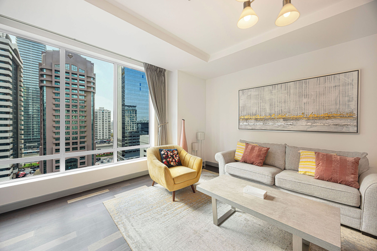 Living area 4, Elegant 2BR in DIFC Lime Stone House, Dubai