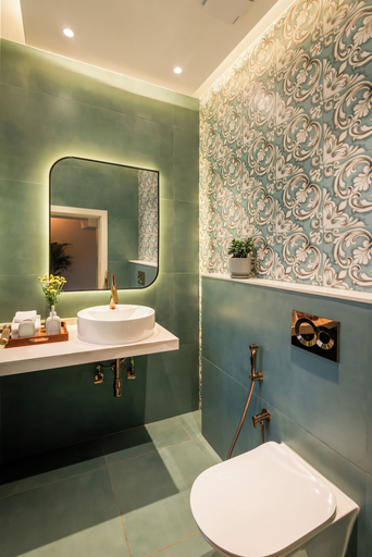 Bathroom 3, Paddy Field View 5 Mins Drive to Beach, North Goa
