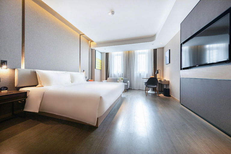 Bedroom 2, Atour Hotel Qingdao CBD Hangzhou Road, Qingdao