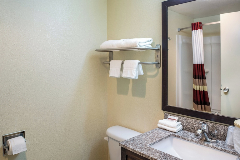 Bathroom 4, Red Roof Inn Richmond, IN, Wayne