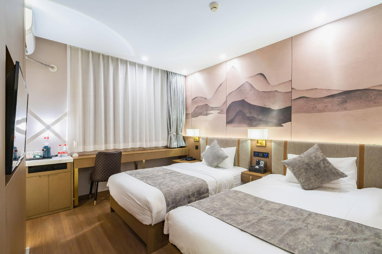 Bedroom 2, Chonpiness Hotel Beijing Wangfujing South Luogu Lane, Beijing