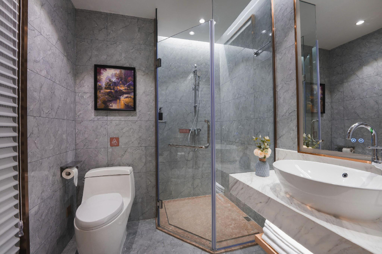 Bathroom, Vienna Hotel Haiyang High-Speed Railway Station Wanmi Beaches, Yantai