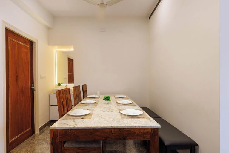 Dining room, The Honeywood3bhkindiranagarnr Itpl30min MG Rd, Bangalore