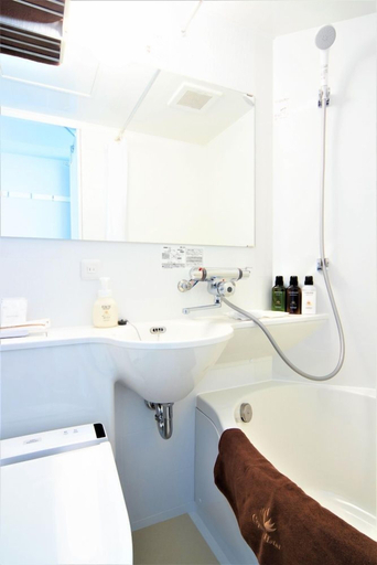 Bathroom 4, MARUTAMACHI Crystal Hotel, Kyoto