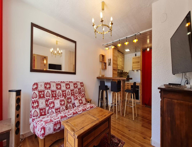 Living room 5, 2-bedroom Apartment in Les Deux Alpes, Isère