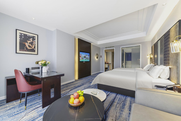 Bedroom 2, Jinjiang Metropolo Hotel Xintai Diamond Building, Tai'an