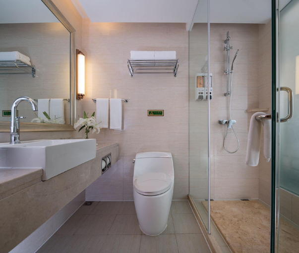 Bathroom 3, Vienna Hotel Shanghai Jinshanwei Railway station City Beach, Shanghai