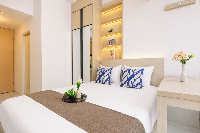 Bedroom 1, Cozy and Good Place Studio Apartment Tokyo Riverside PIK 2, Tangerang
