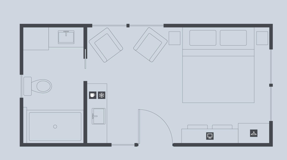 Floor plan, Frieden Saugatuck, Allegan