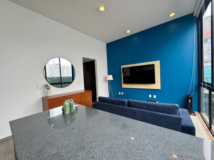 Room 2, w Deluxe 1BR in Escand n w Private Terrace, Mexico City