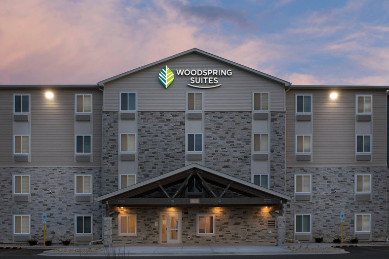 Exterior & Views 1, WoodSpring Suites Chicago Tinley Park, Will