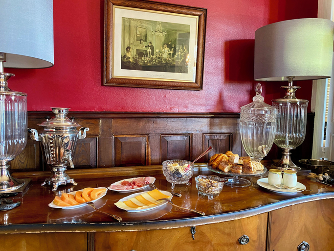 Breakfast buffet, Chateau Mas Levrault, Haute-Vienne