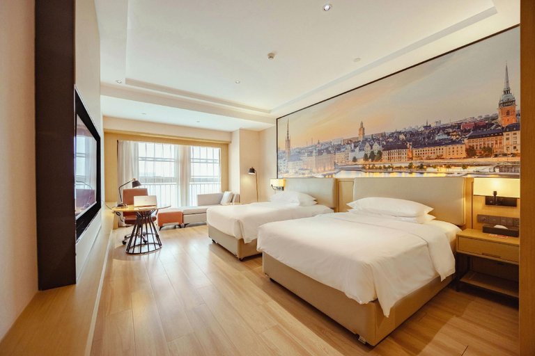 Bedroom 2, Vienna Hotel Tianjin Binhai New District Ocean High-Tech Zone, Tianjin