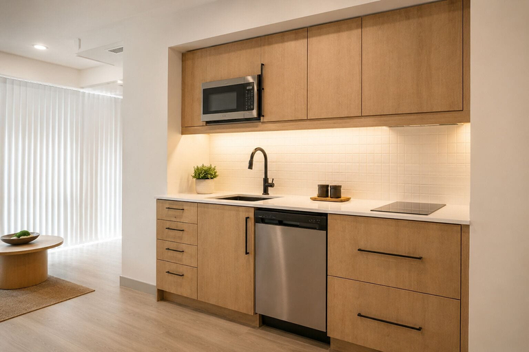 Private kitchen, Toronto Valecrest Hotel, Toronto