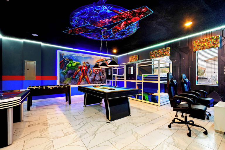 Interior 3, Luxury Storey Lake Villa With Starry Theater, Osceola